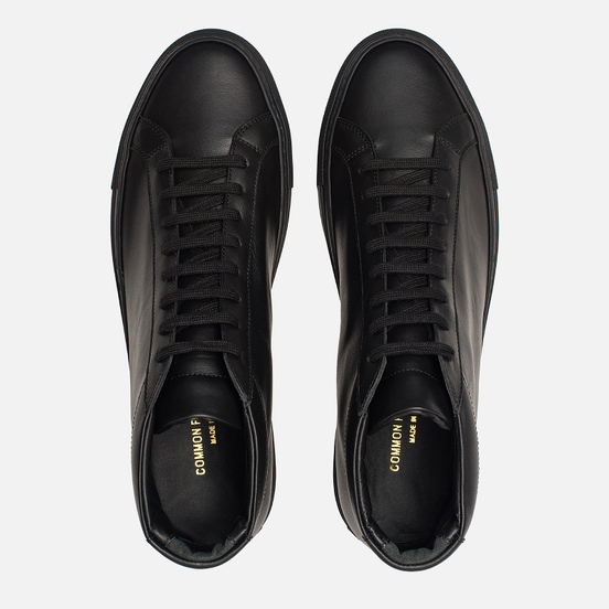 Мужские кеды Common Projects Original Achilles Mid Black