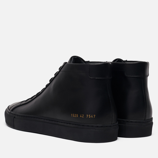 Мужские кеды Common Projects Original Achilles Mid Black