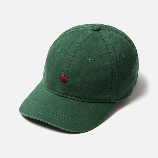 Кепка Carhartt WIP Madison Logo Chrome Green/Merlot