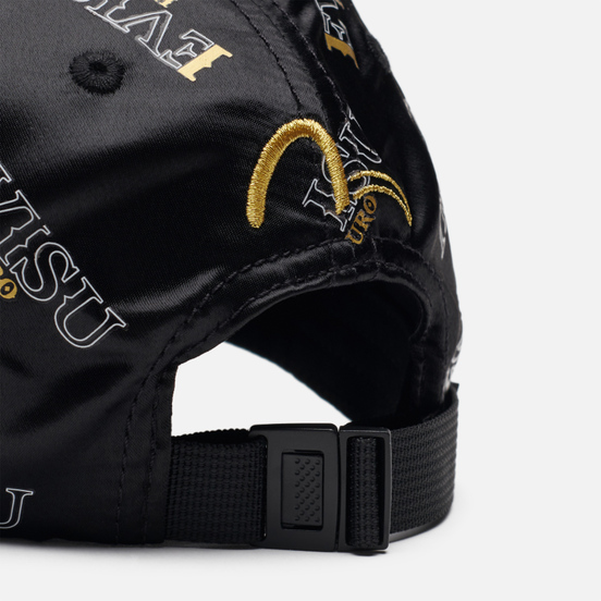 Кепка Evisu Evisukuro 2 Layer Monogram All Over Dad Black