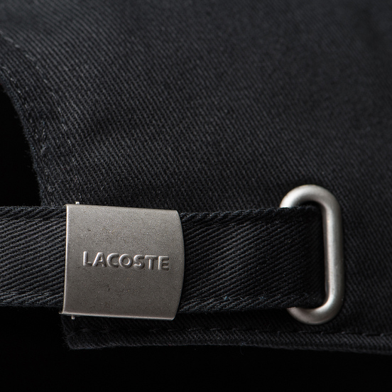 Кепка Lacoste Embroidered Crocodile Black