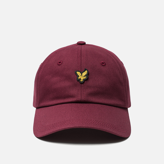 Кепка Lyle & Scott Cotton Twill Baseball Claret Jug