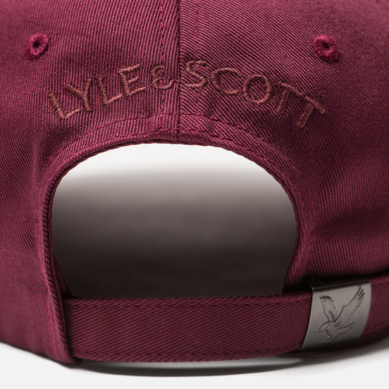 Кепка Lyle & Scott Cotton Twill Baseball Claret Jug