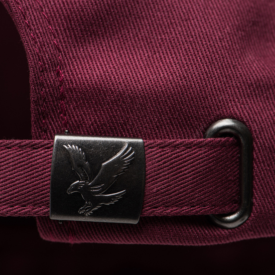 Кепка Lyle & Scott Cotton Twill Baseball Claret Jug
