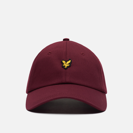 Кепка Lyle & Scott Cotton Twill Baseball Merlot