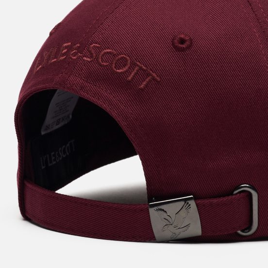 Кепка Lyle & Scott Cotton Twill Baseball Merlot