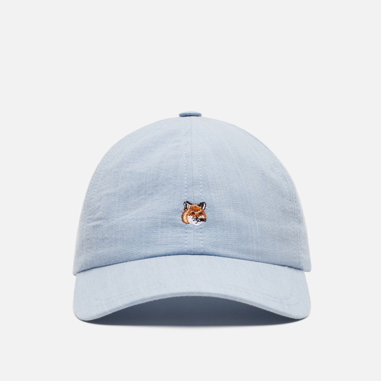 Кепка Maison Kitsune 6P Small Fox Head Embroidery Chambray