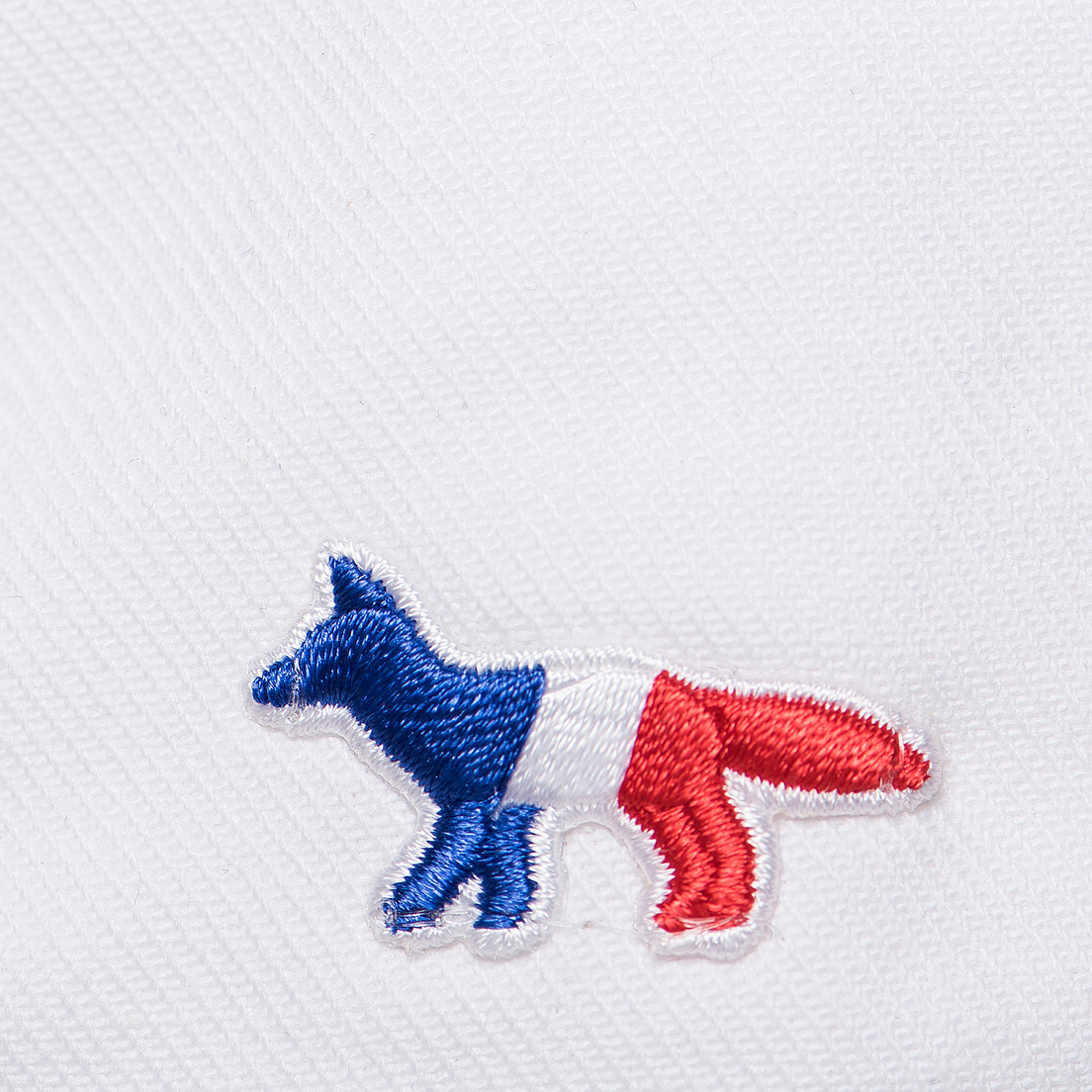 Maison Kitsune Кепка 6P Tricolor Fox Patch