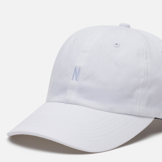 Кепка Norse Projects Twill Sports White