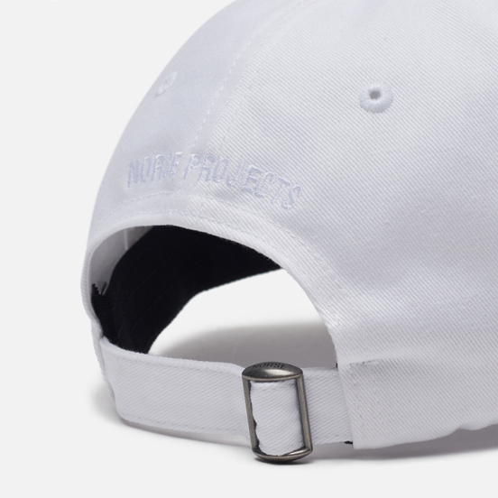 Кепка Norse Projects Twill Sports White