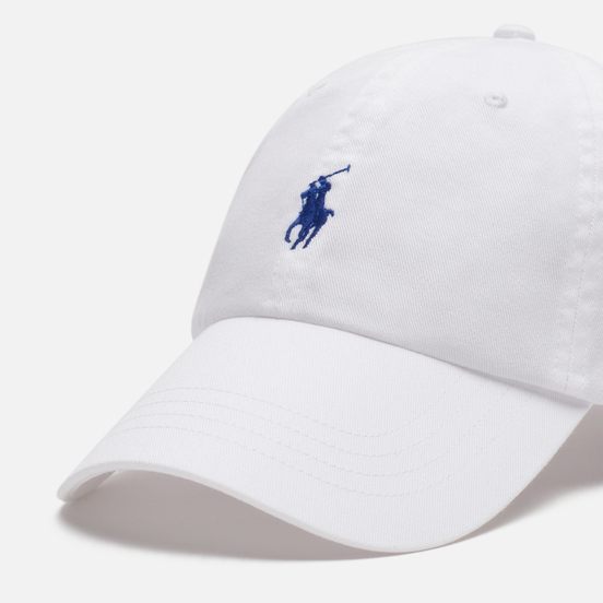 Кепка Polo Ralph Lauren Classic Baseball White/Marlin Blue