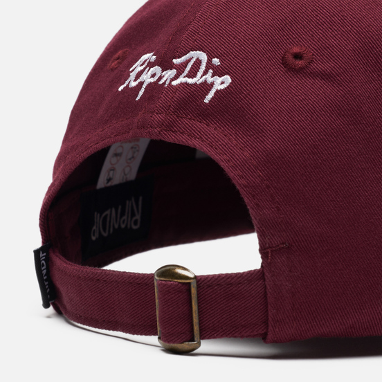 Кепка RIPNDIP Nermal Leaf Dad Maroon