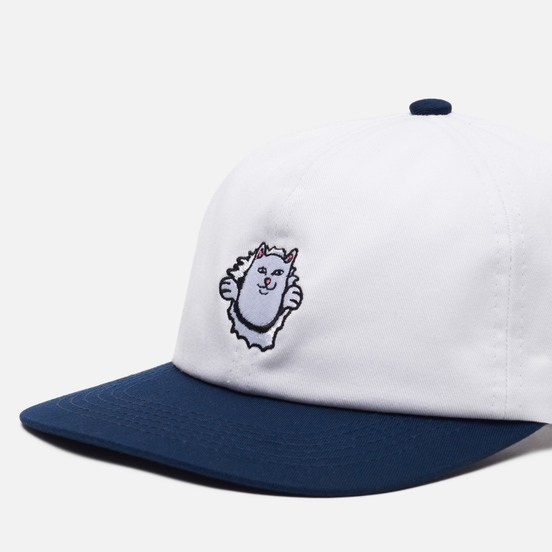 Кепка RIPNDIP Nermamaniac 6 Panel White/Navy
