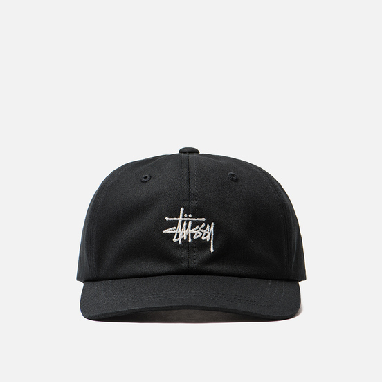 Кепка Stussy Stock Low Pro Black/White