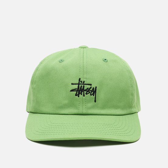 Кепка Stussy Stock Low Pro Embroidered Logo Green/Black