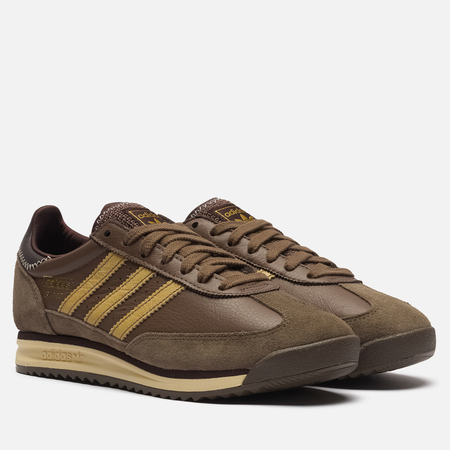 Мужские кроссовки adidas Originals SL 72 RS, цвет коричневый, размер 45.5 EU