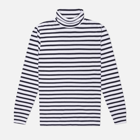 Мужская толстовка NOAH Breton Stripe Turtleneck, цвет синий, размер S