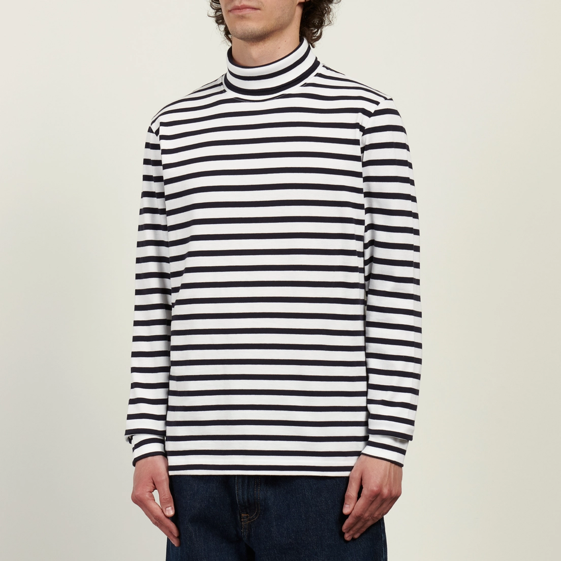 NOAH Мужская толстовка Breton Stripe Turtleneck