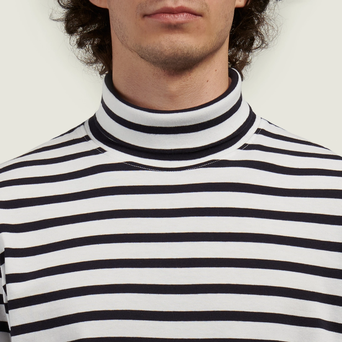 NOAH Мужская толстовка Breton Stripe Turtleneck
