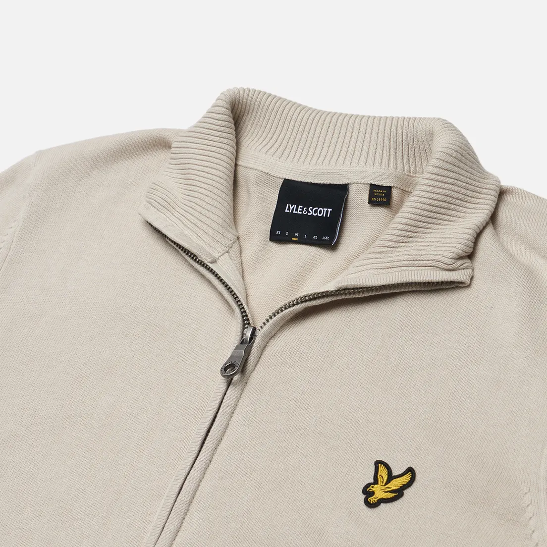 Lyle & Scott Мужской свитер Full Zip Regular Fit