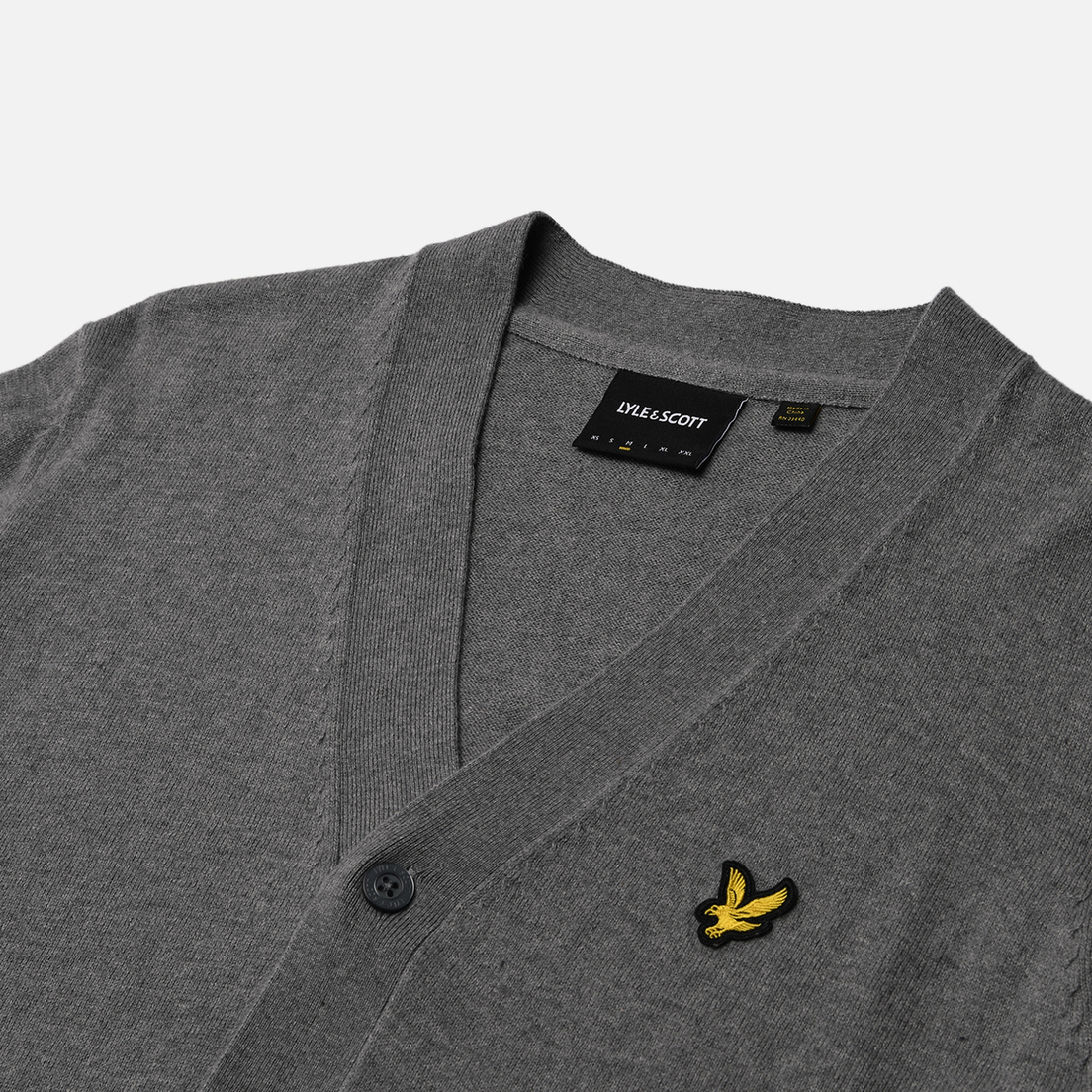 Lyle & Scott Мужской кардиган Cotton Merino V Neck