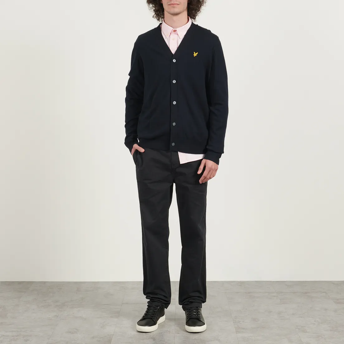 Lyle & Scott Мужской кардиган Cotton Merino V Neck