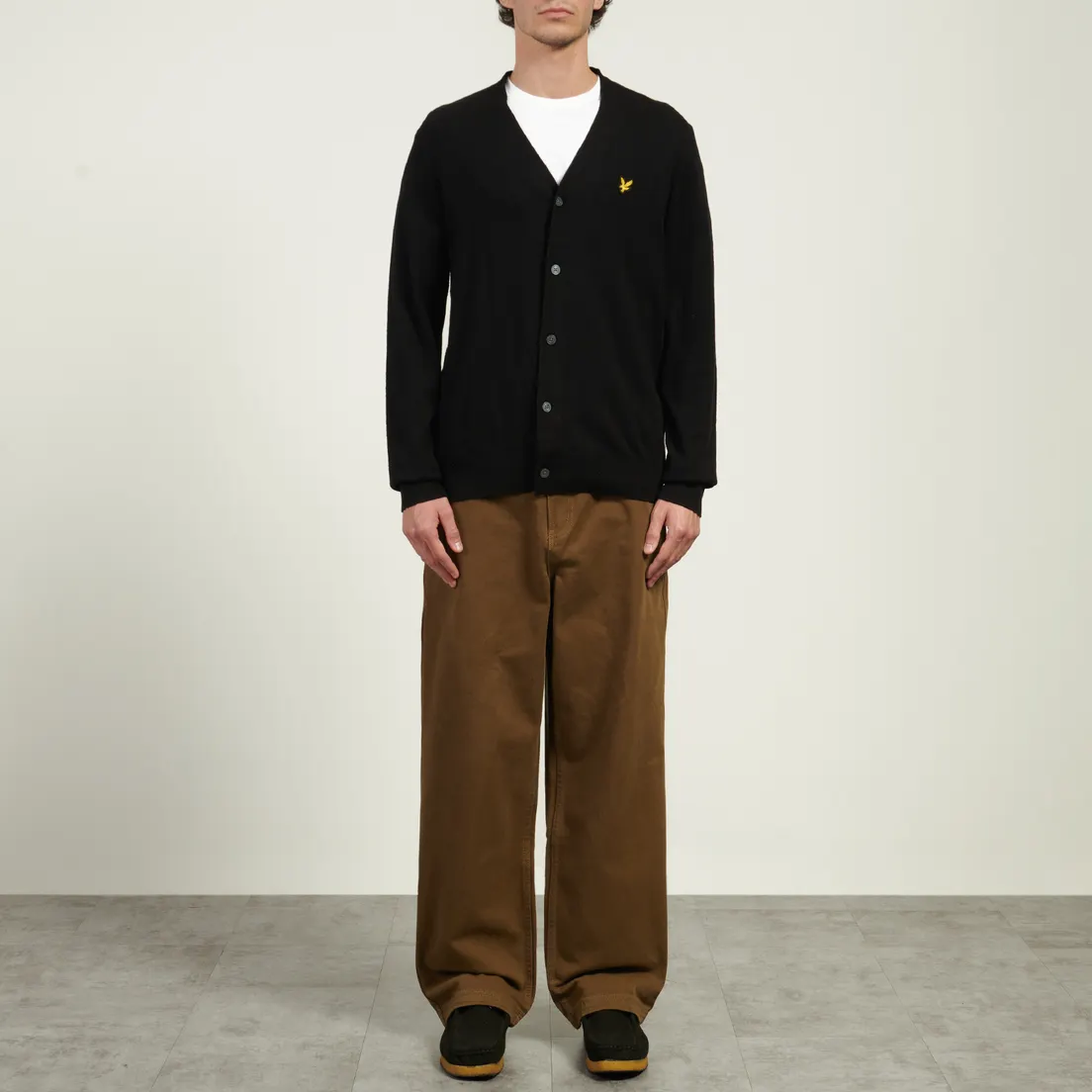 Lyle & Scott Мужской кардиган Cotton Merino V Neck