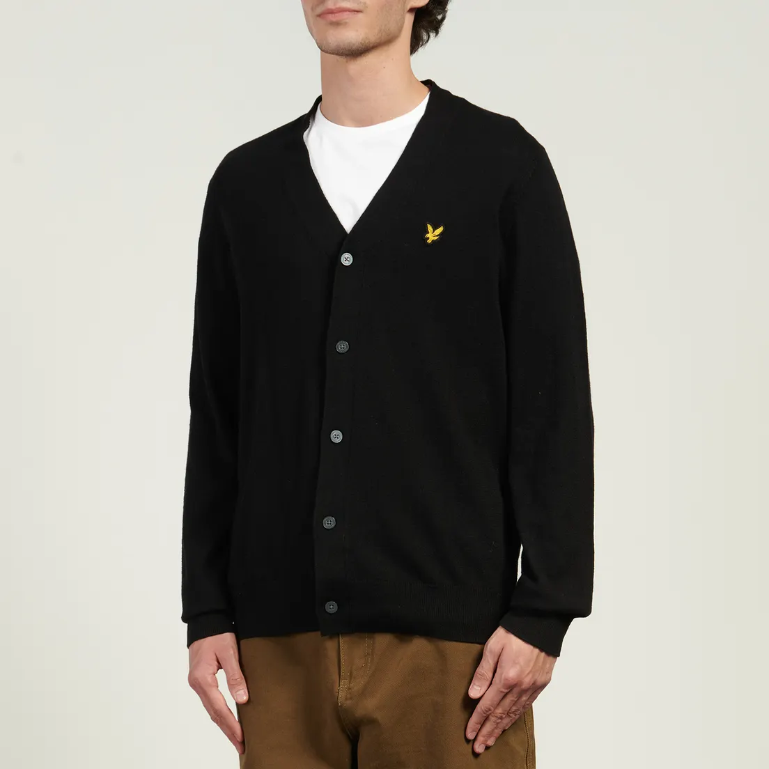 Lyle & Scott Мужской кардиган Cotton Merino V Neck