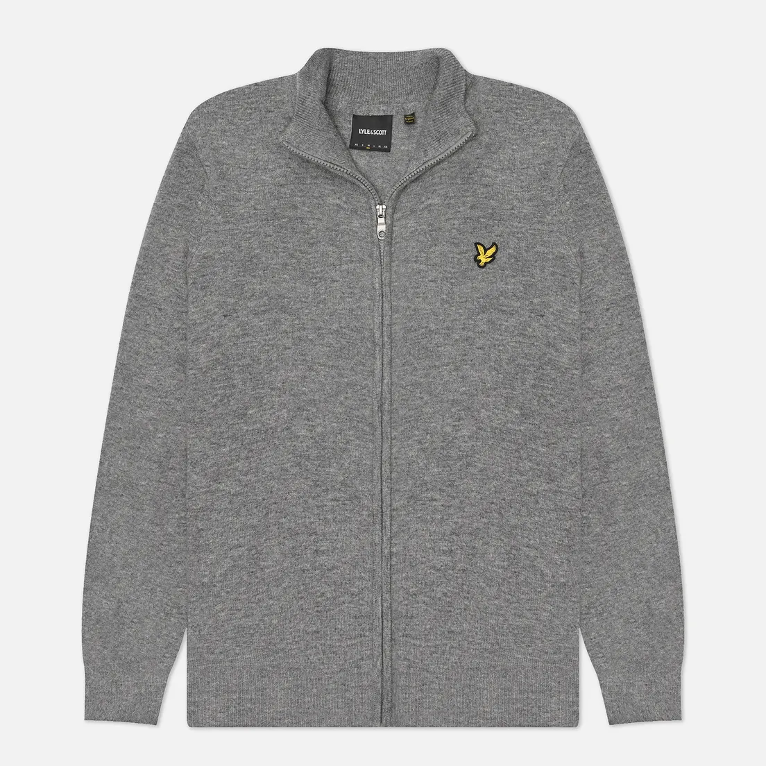Lyle & Scott Мужской свитер Lambswool Blend Zip Through
