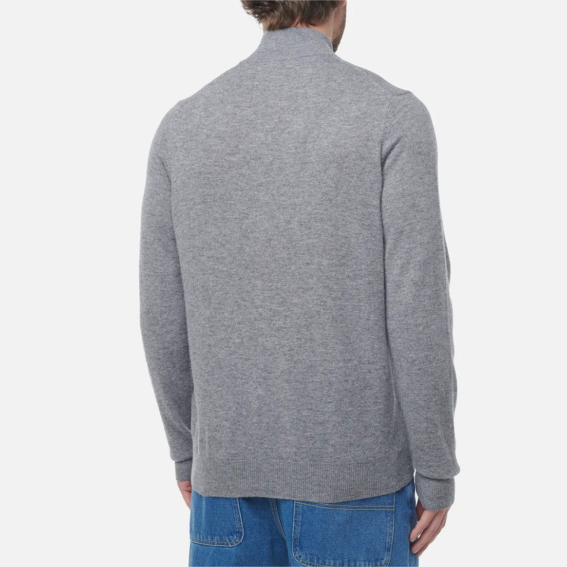Lyle & Scott Мужской свитер Lambswool Blend Zip Through