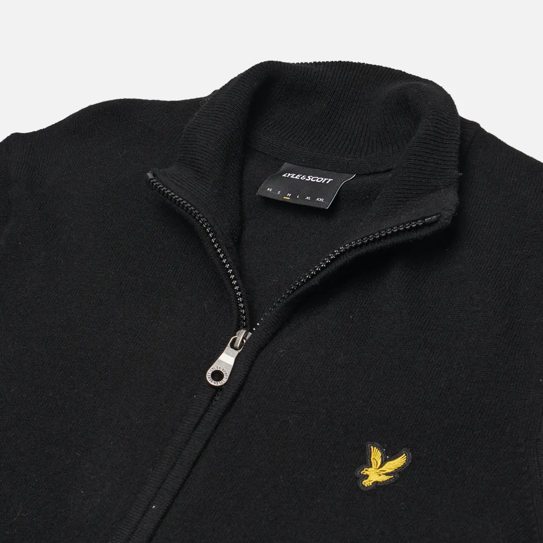 Lyle & Scott Мужской свитер Lambswool Blend Zip Through