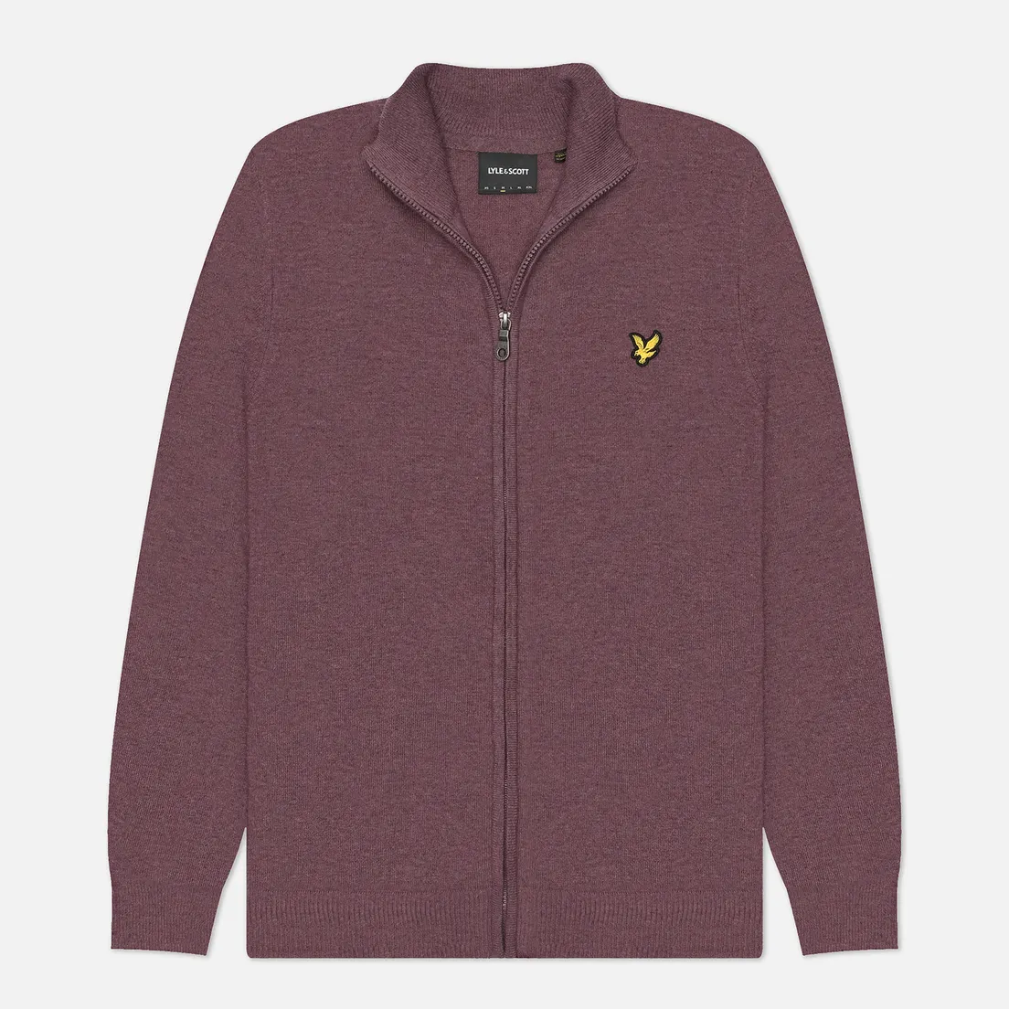 Lyle & Scott Мужской свитер Lambswool Blend Zip Through