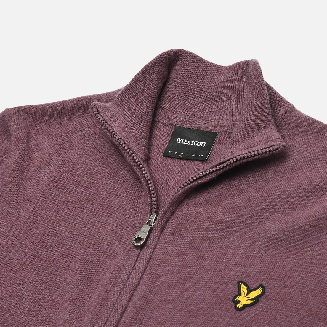 Lyle & Scott Мужской свитер Lambswool Blend Zip Through