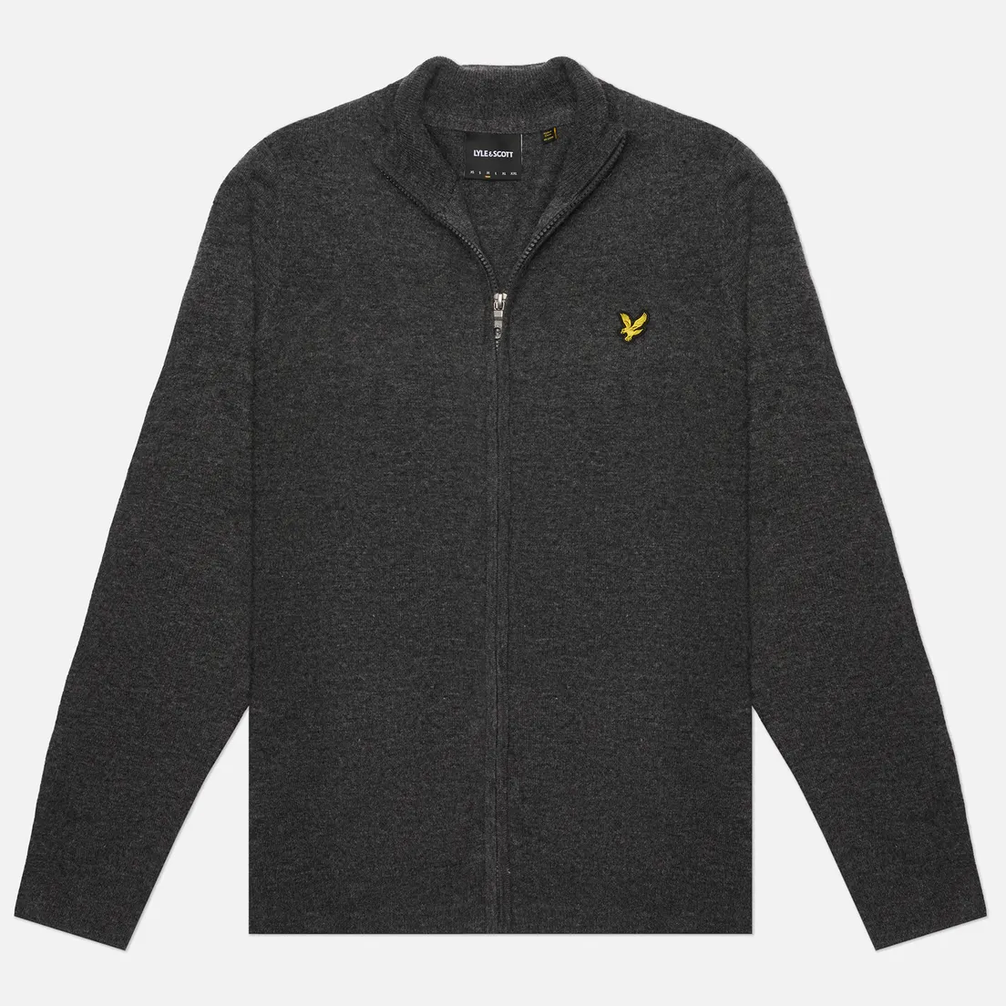 Lyle & Scott Мужской кардиган Lambswool Blend Zip Through