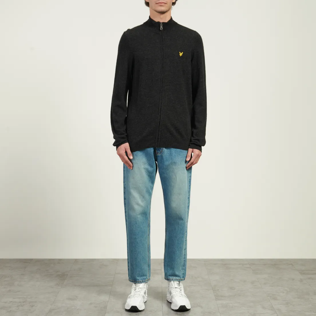 Lyle & Scott Мужской кардиган Lambswool Blend Zip Through