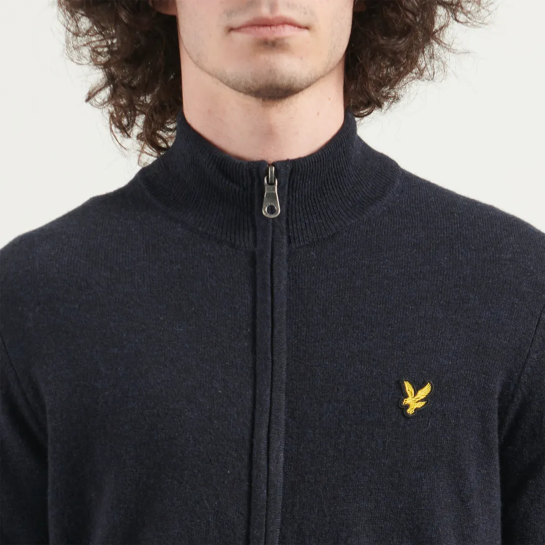 Lyle & Scott Мужской кардиган Lambswool Blend Zip Through