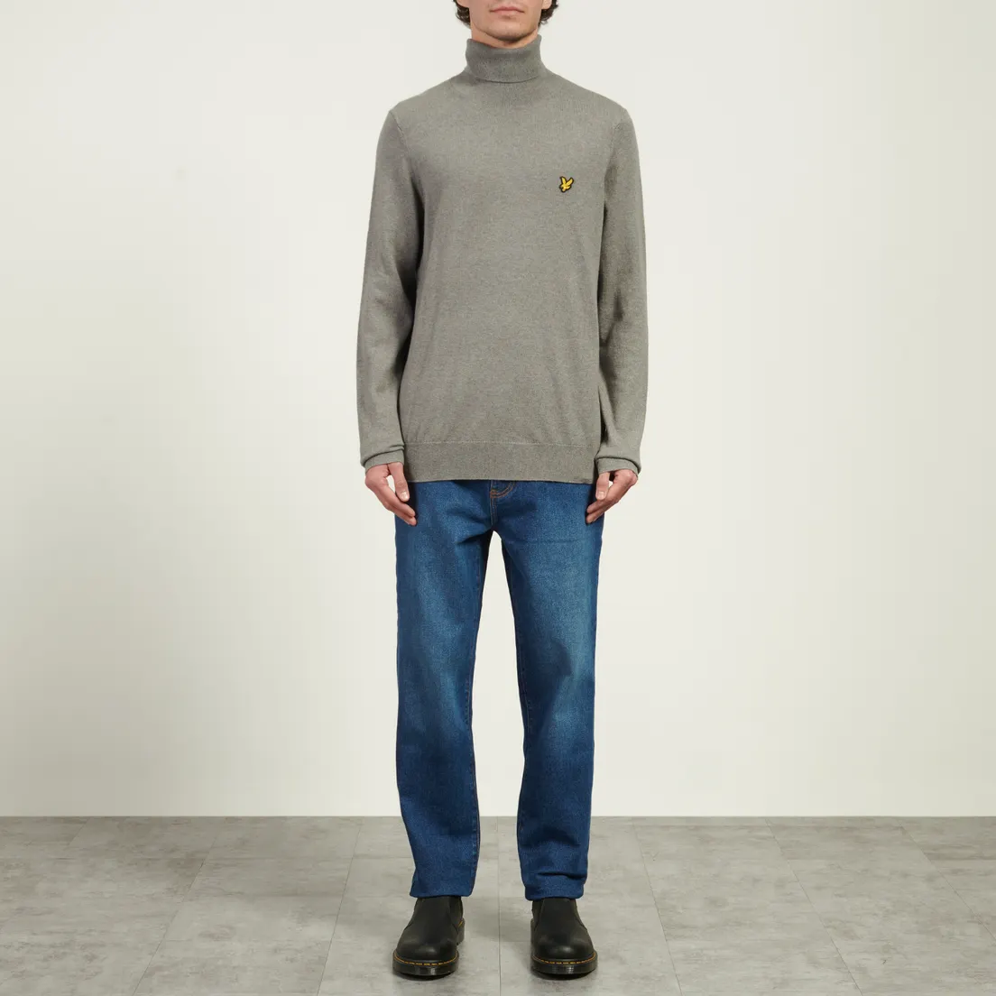 Lyle & Scott Мужской свитер Cotton Merino Turtleneck