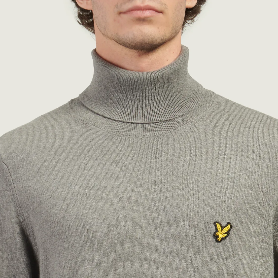 Lyle & Scott Мужской свитер Cotton Merino Turtleneck