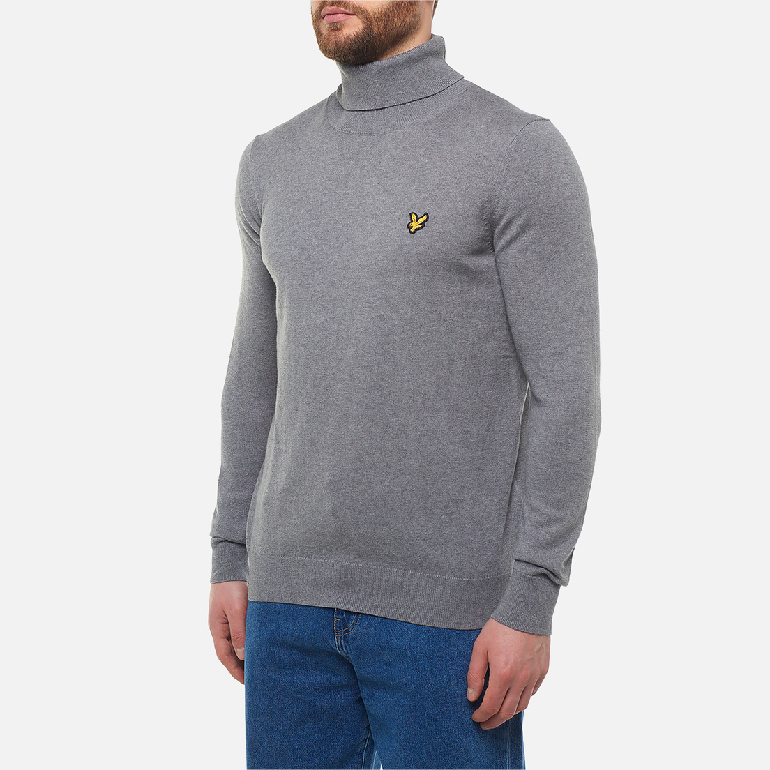 Lyle & Scott Мужской свитер Cotton Merino Turtleneck