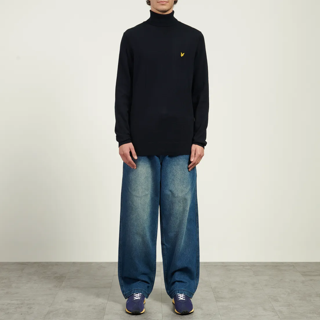 Lyle & Scott Мужской свитер Cotton Merino Turtleneck