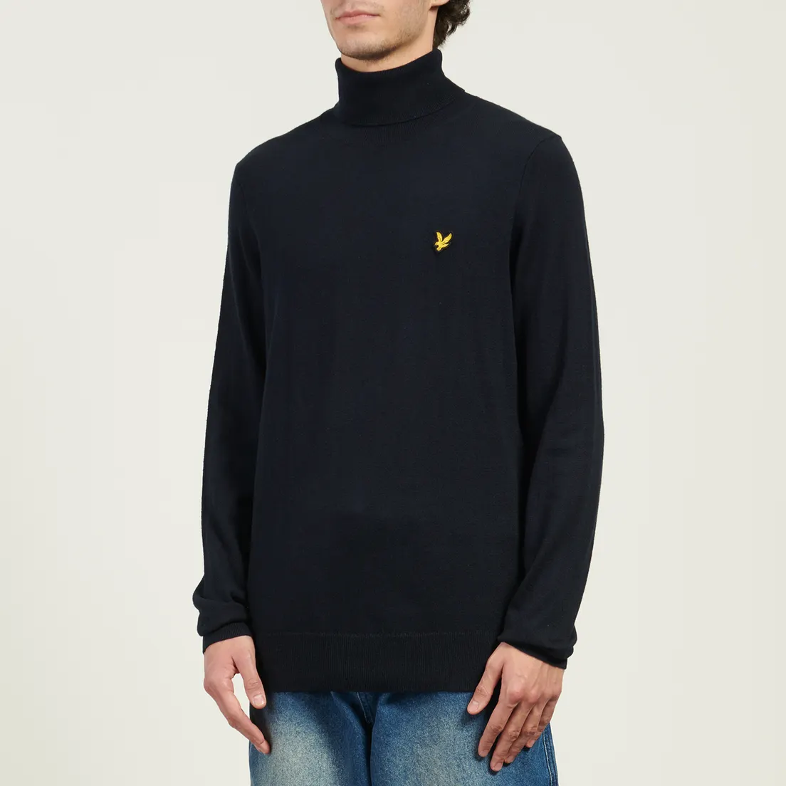 Lyle & Scott Мужской свитер Cotton Merino Turtleneck