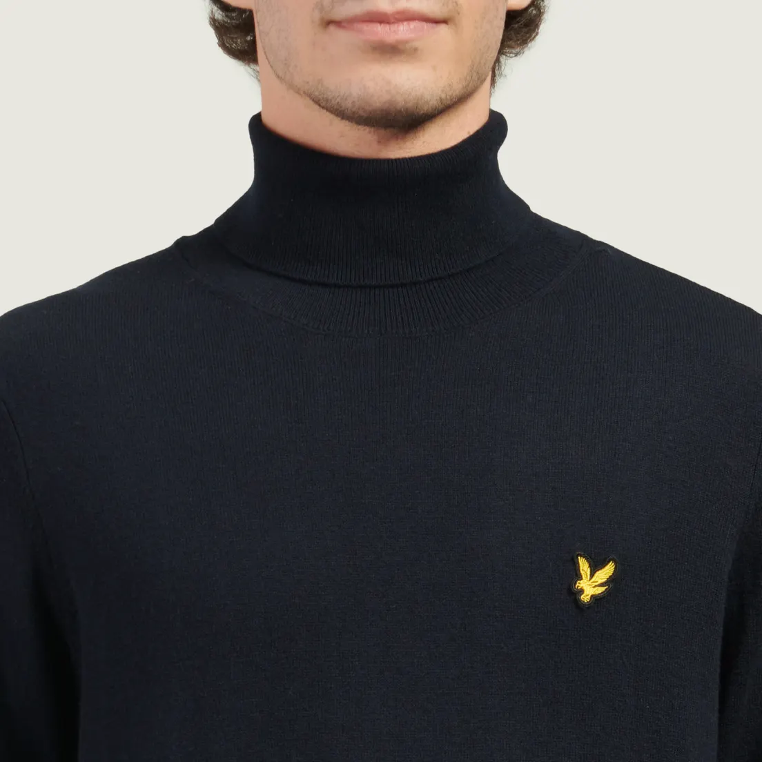 Lyle & Scott Мужской свитер Cotton Merino Turtleneck