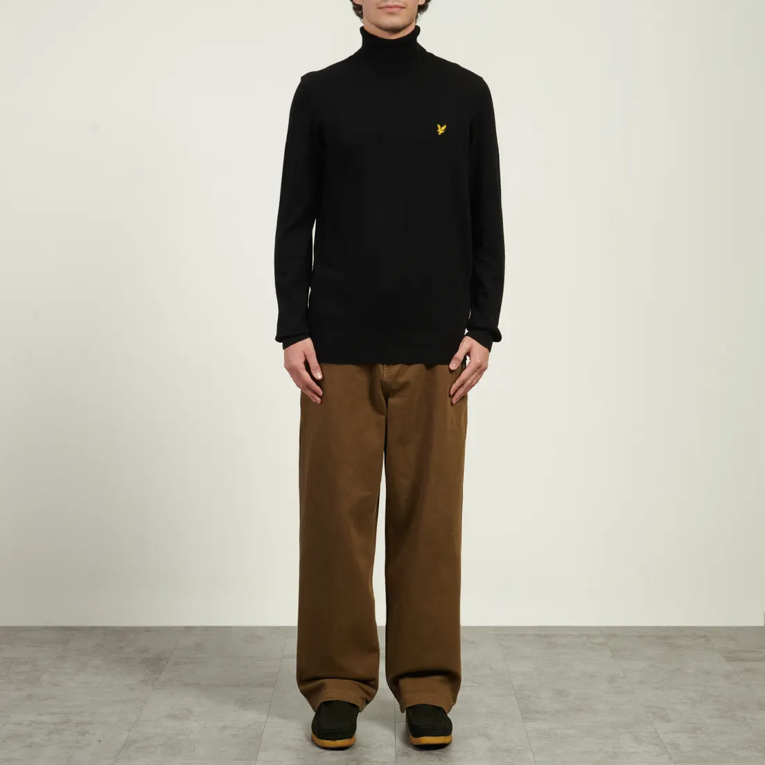 Lyle & Scott Мужской свитер Cotton Merino Turtleneck