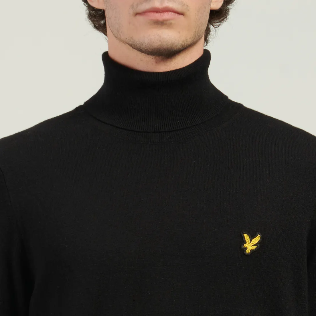 Lyle & Scott Мужской свитер Cotton Merino Turtleneck