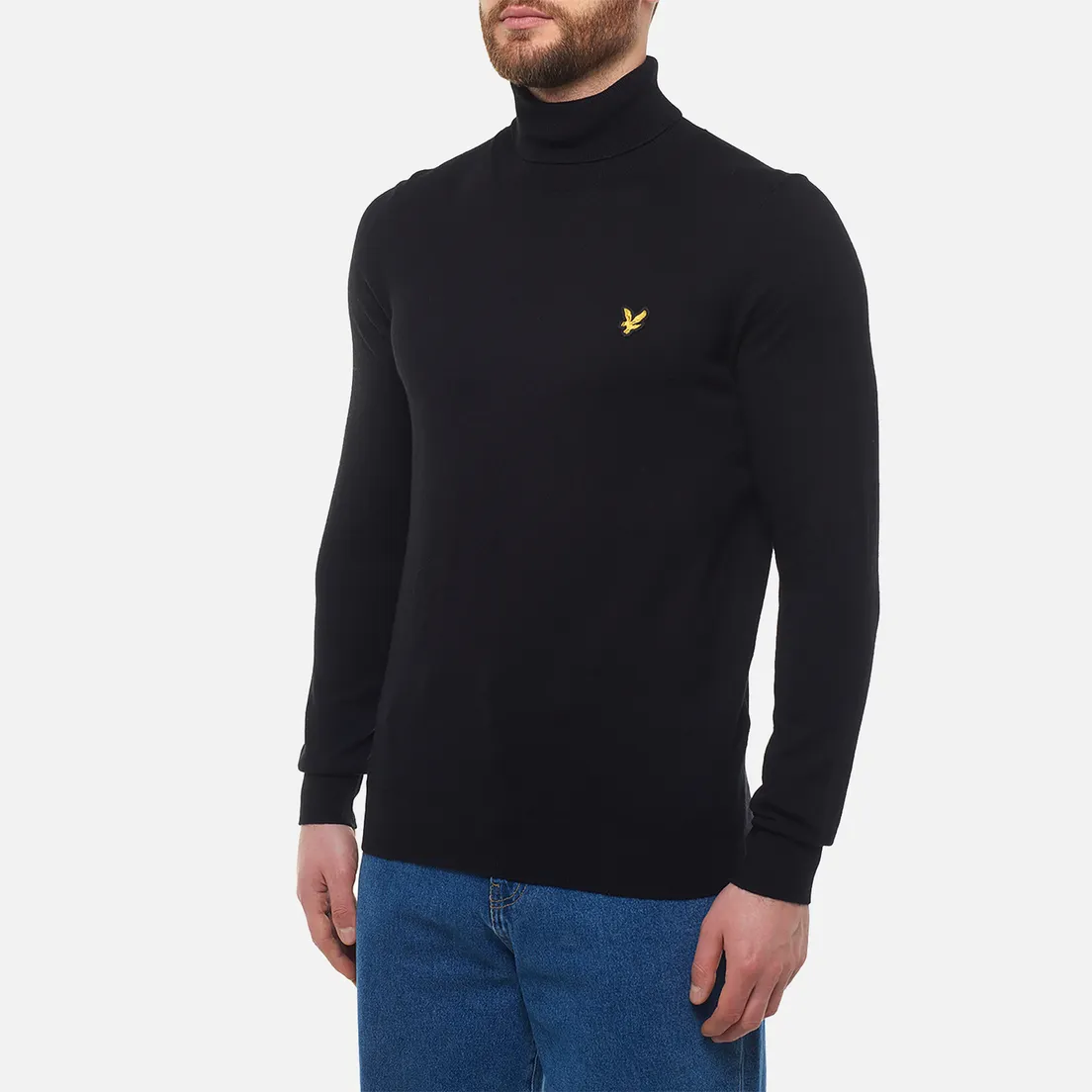 Lyle & Scott Мужской свитер Cotton Merino Turtleneck
