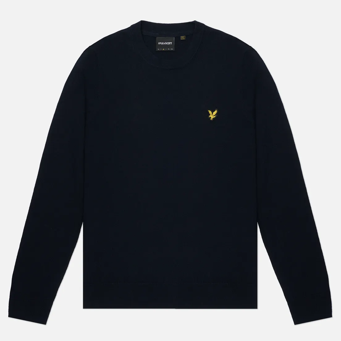 Lyle & Scott Мужской свитер Cotton Merino Crew Neck Regular Fit Jumper