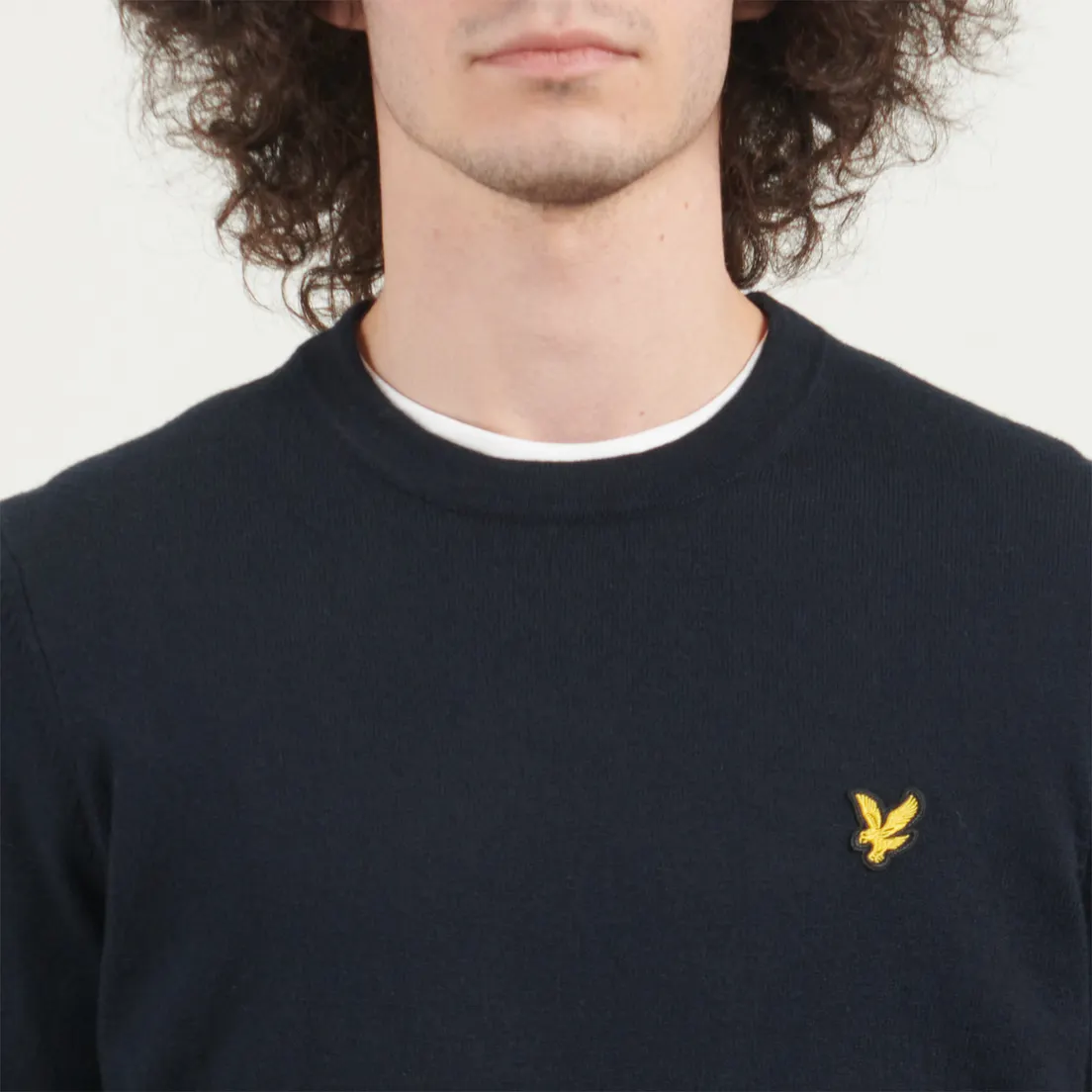 Lyle & Scott Мужской свитер Cotton Merino Crew Neck Regular Fit Jumper