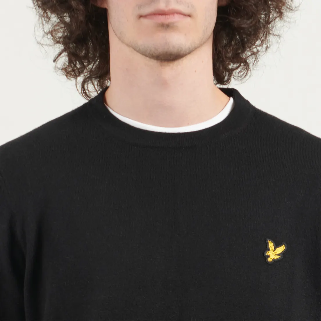 Lyle & Scott Мужской свитер Cotton Merino Crew Neck Regular Fit Jumper