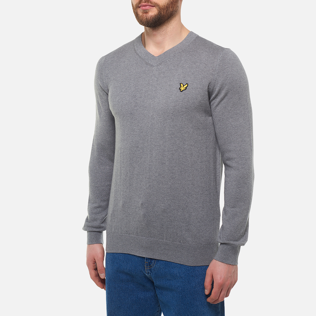 Lyle & Scott Мужской свитер Cotton Merino V-Neck