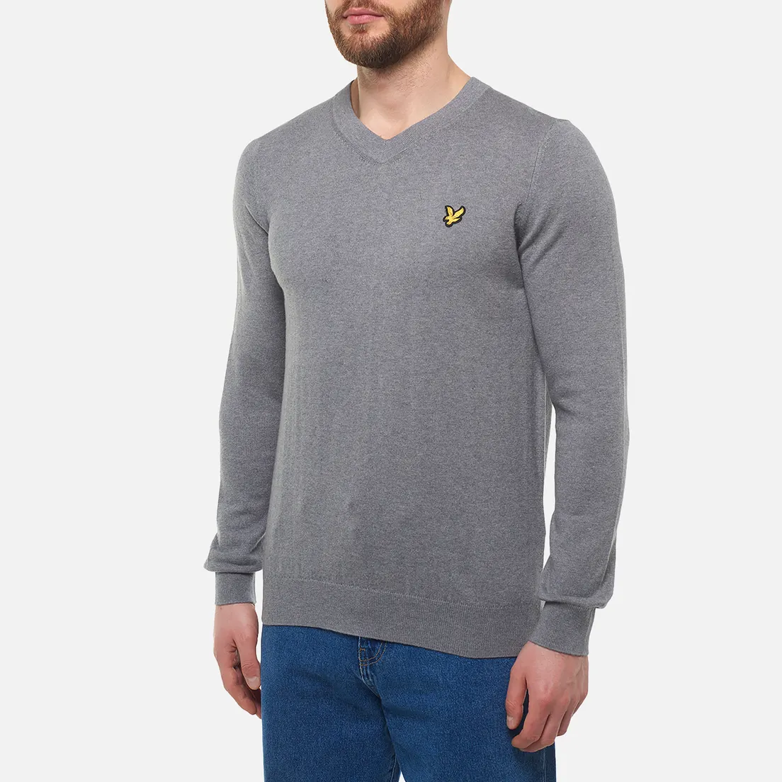 Lyle & Scott Мужской свитер Cotton Merino V-Neck